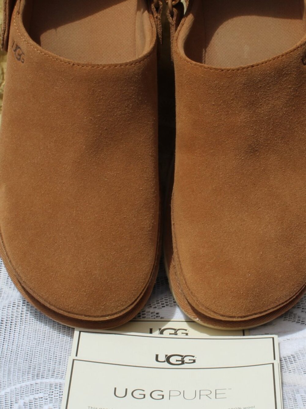 UGG Goldenstar Suede Family Matching Backstrap Clogs 9 - Picture 11 of 11